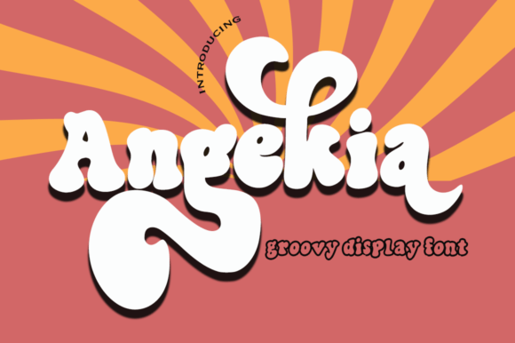 Angekia: The Unique Display Font for Editorial Design