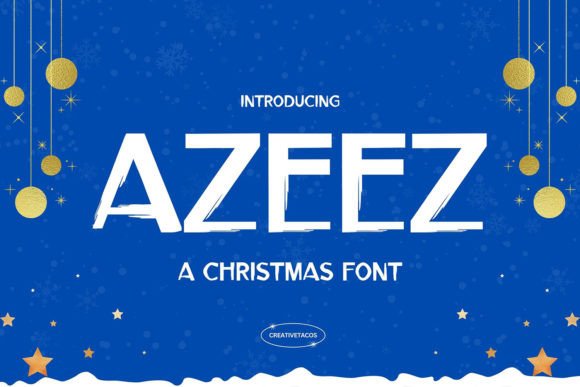 Azeez: The Textured Display Font for Modern Web Design