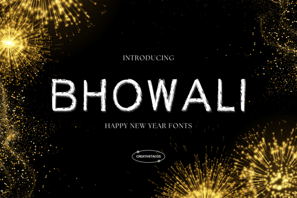 Bhowali: The Bold Brush Display Font for Creative Projects