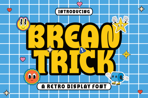 Brean Trick: The Playful Display Typeface for Scroll-Stopping Marketing