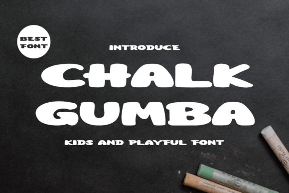 Chalk Gumba: A Playful Display Typeface for Handmade Brands