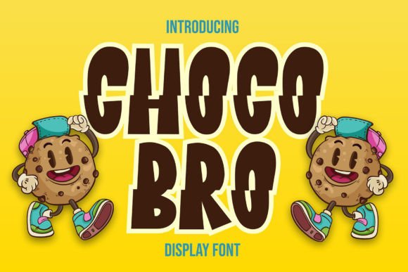 Choco Bro: The Truncated Display Font for Playful Branding