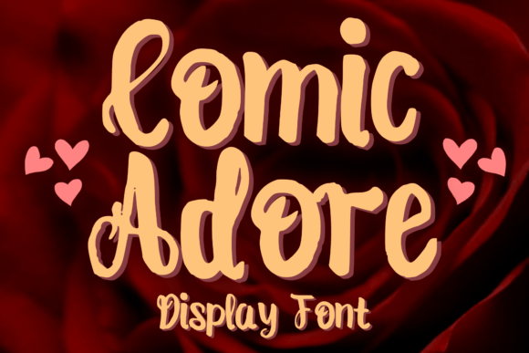 Comic Adore: The Perfect Fun Script Display Font for Makers
