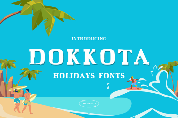 Dokkota: The Ultimate Holiday Display Font for Festive Designs
