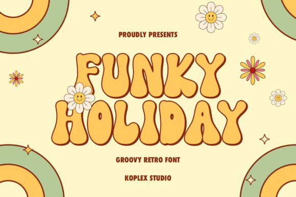Funky Holiday: The Perfect Retro Font for Your Brand