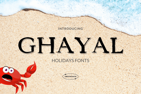 Ghayal: The Brush Font That Brings Holiday Branding to Life