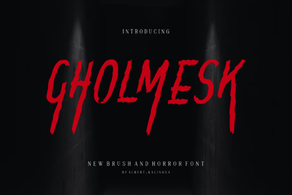 Gholmesk: A Bold Display Typeface for Modern Editorial Design