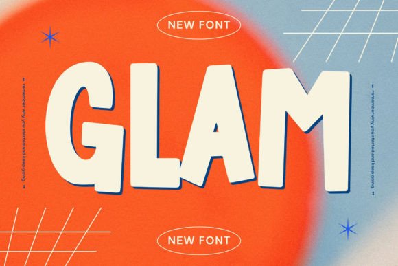 Glam Display Font for Bold Web Design and Digital Branding