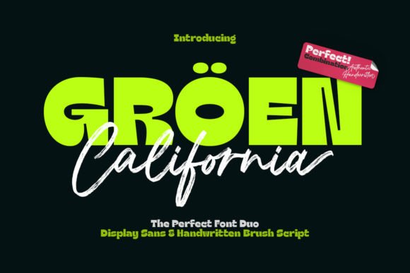 Groen California: The Perfect Display Font for Handmade Brands