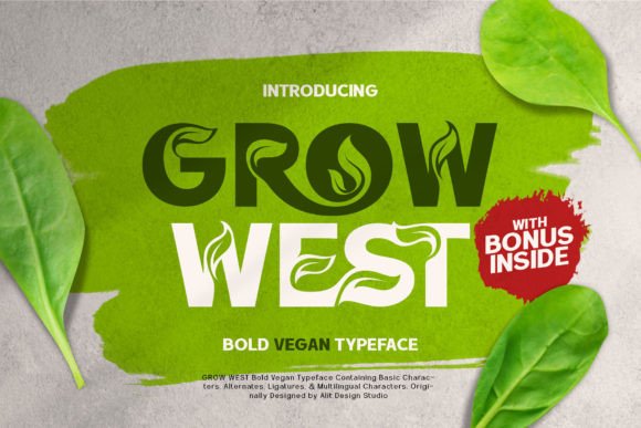 Grow West: The Premium Display Font for Eco-Friendly Digital Brands