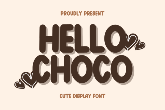 Hello Choco: A Modern Display Font for Creative Makers