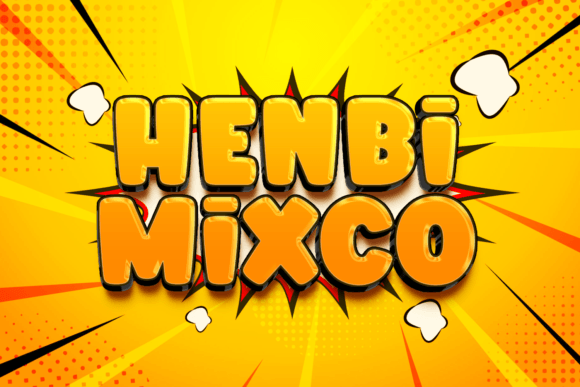 Henbi Mixco: A Cheerful Display Font for Modern Editorial Design
