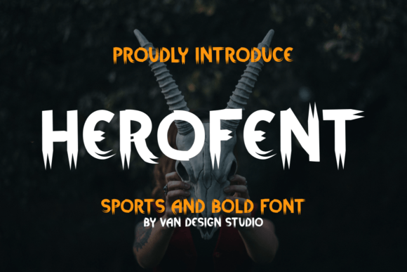 Herofent: A Modern Whimsical Display Font for Magical Campaigns