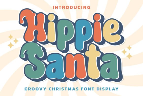 Hippie Santa: The Retro Display Typeface for Scroll-Stopping Campaigns