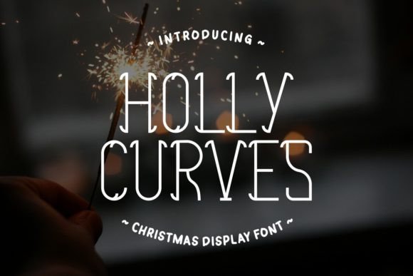 Holly Curves: The Elegant Display Font for Holiday Branding