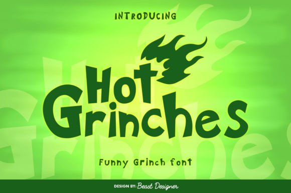 Hot Grinches: The Playful Display Font for Vibrant Web Experiences