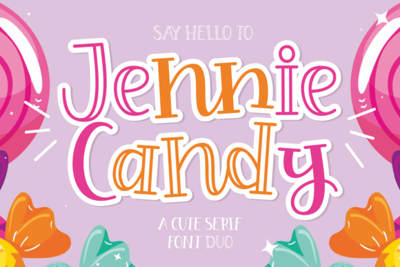Jennie Candy: A Sweet Serif for Creative Projects