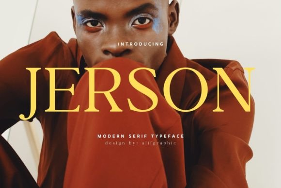 Jerson: A Modern Serif Typeface for Editorial Design