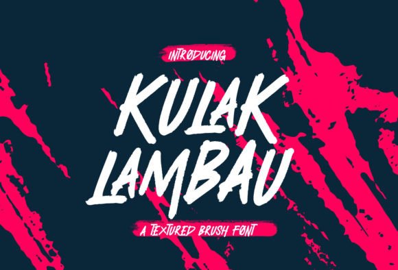 Kulak Lambau: The Vibrant Display Typeface for Handcrafted Branding