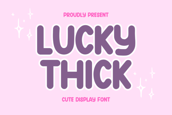 Lucky Thick: The Modern Display Font for Bold Campaign Headlines