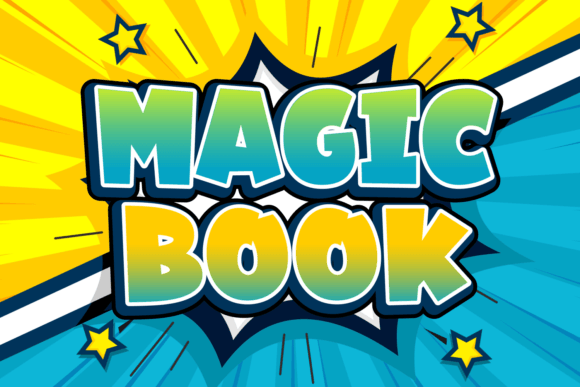 Magic Book: The Chubby Display Font for Bold Branding