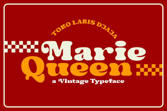 Marie Queen: The Ultimate Retro Display Font for Bold Designs