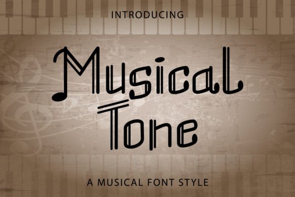 Musical Tone: The Elegant Display Font for Creative Products