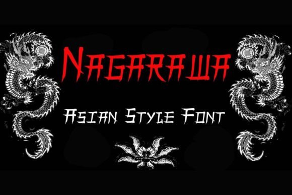 Nagarawa: A Distinctly Asian Style Display Typeface for Authentic Branding