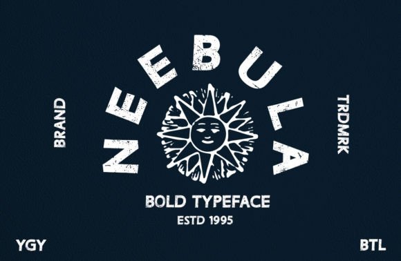 Neebula: The Bold Retro Display Font for Your Creative Brand