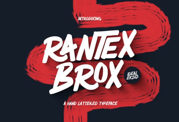 Rantex Brox: The Premium Display Font for Handmade Creators