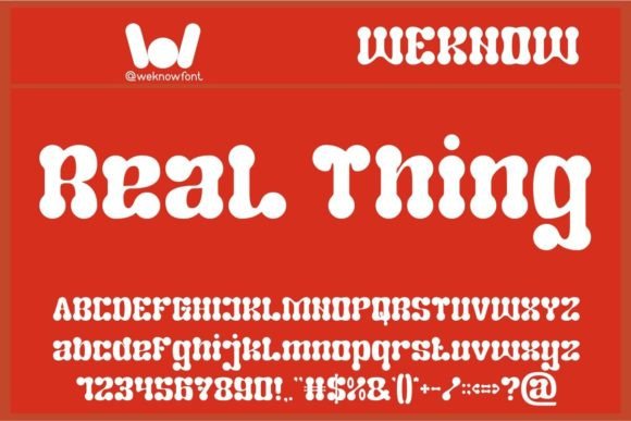 Real Thing: A Premium Display Font for Modern Web Design