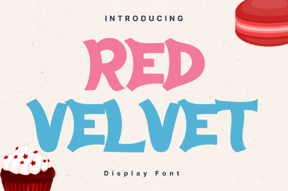 Red Velvet: The Whimsical Display Font for Standout Campaigns