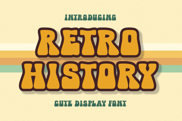 Retro History: A Chunky Display Font for Bold Campaigns