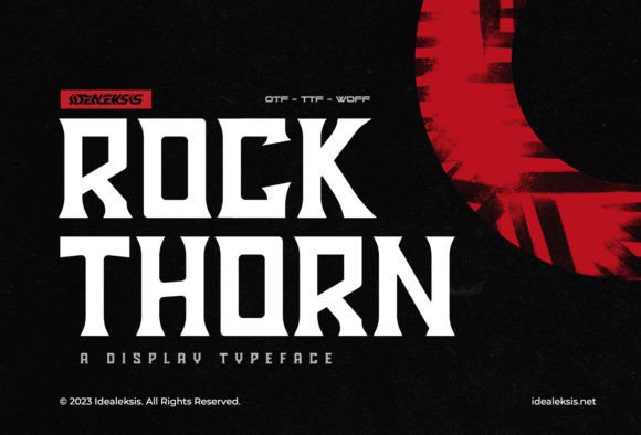 Rock Thorn: The Bold Display Typeface for High-Impact Web Design