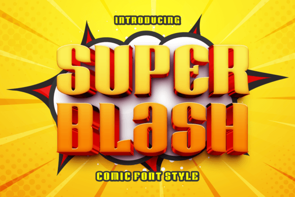 Super Blash: A Playful Display Font for Memorable Editorial Design