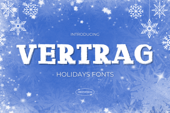 Vertrag: The Bold Brush Typeface for Holiday Branding