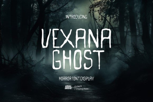 Vexana Ghost: The Ultimate Horror Display Font for Web Design