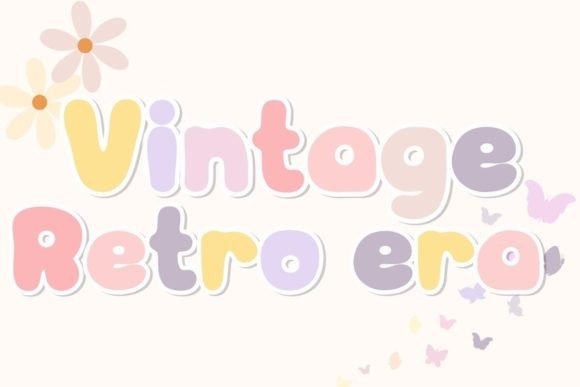 Vintage Retro Era: The Premium Display Font for Scroll-Stopping Design