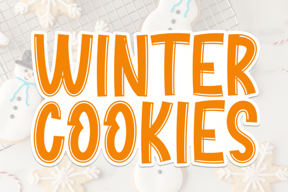 Winter Cookies: The Festive Display Font for Holiday Web Design