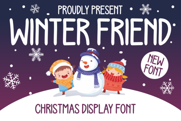 Winter Friend: The Premium Display Typeface for Seasonal Editorial Design