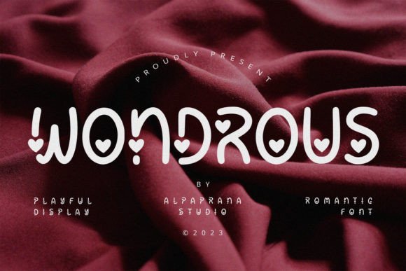 Wondrous: The Display Font for Modern Branding